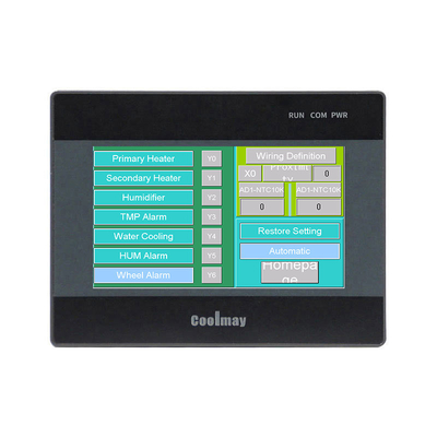 4.3“ Kleine het Configuratieschermmonitor RS232 RS485 IP65 Front Panel van het Groottetouche screen HMI