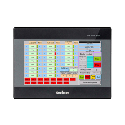 Coolmay 7 inch digitale PLC-controller 64MB ROM RS232 RS485 HMI PLC alles-in-één