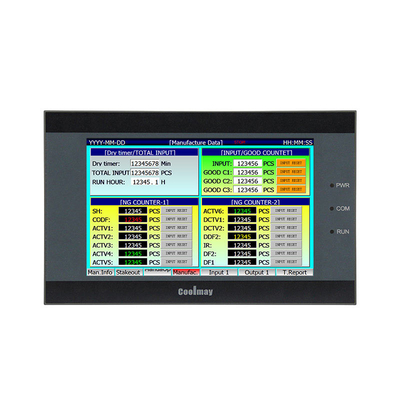 PLC-controller ingebouwd touchscreen display automatisering hoge snelheid verwerking uitgebreide I/O-opties gemakkelijke integratie